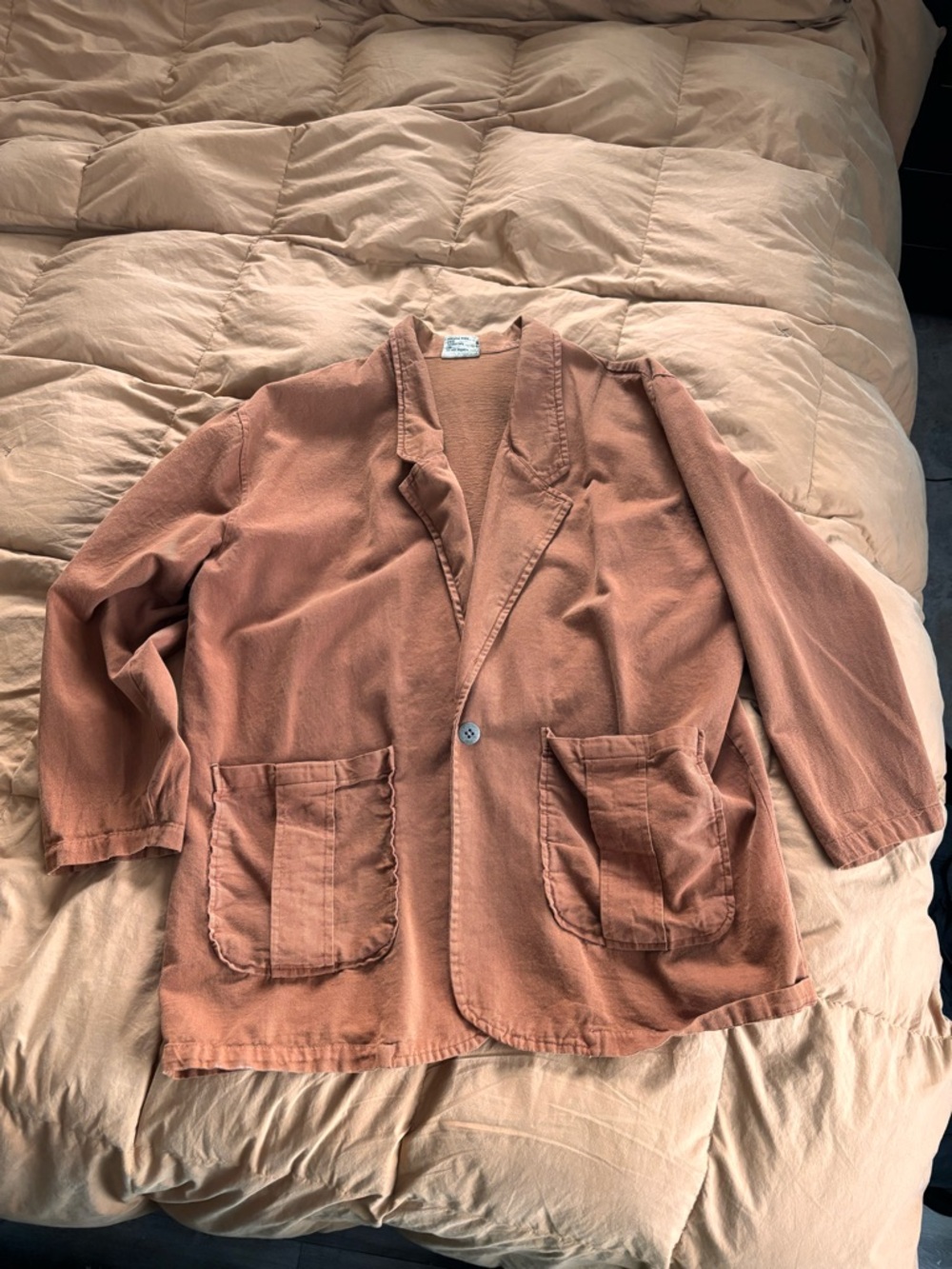 Vintage Chicos Rust-Colored Casual Blazer Jacket